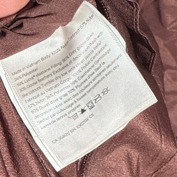 LULULEMON Women’s Reversible Bomber Jacket Size 8 Brown Bronze Full Zipper - Picture 8 of 12